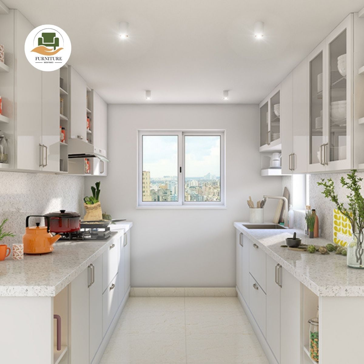 Parallel Shaped Kitchen Designs