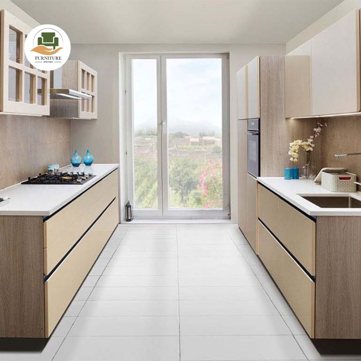 Parallel Shaped Kitchen Designs