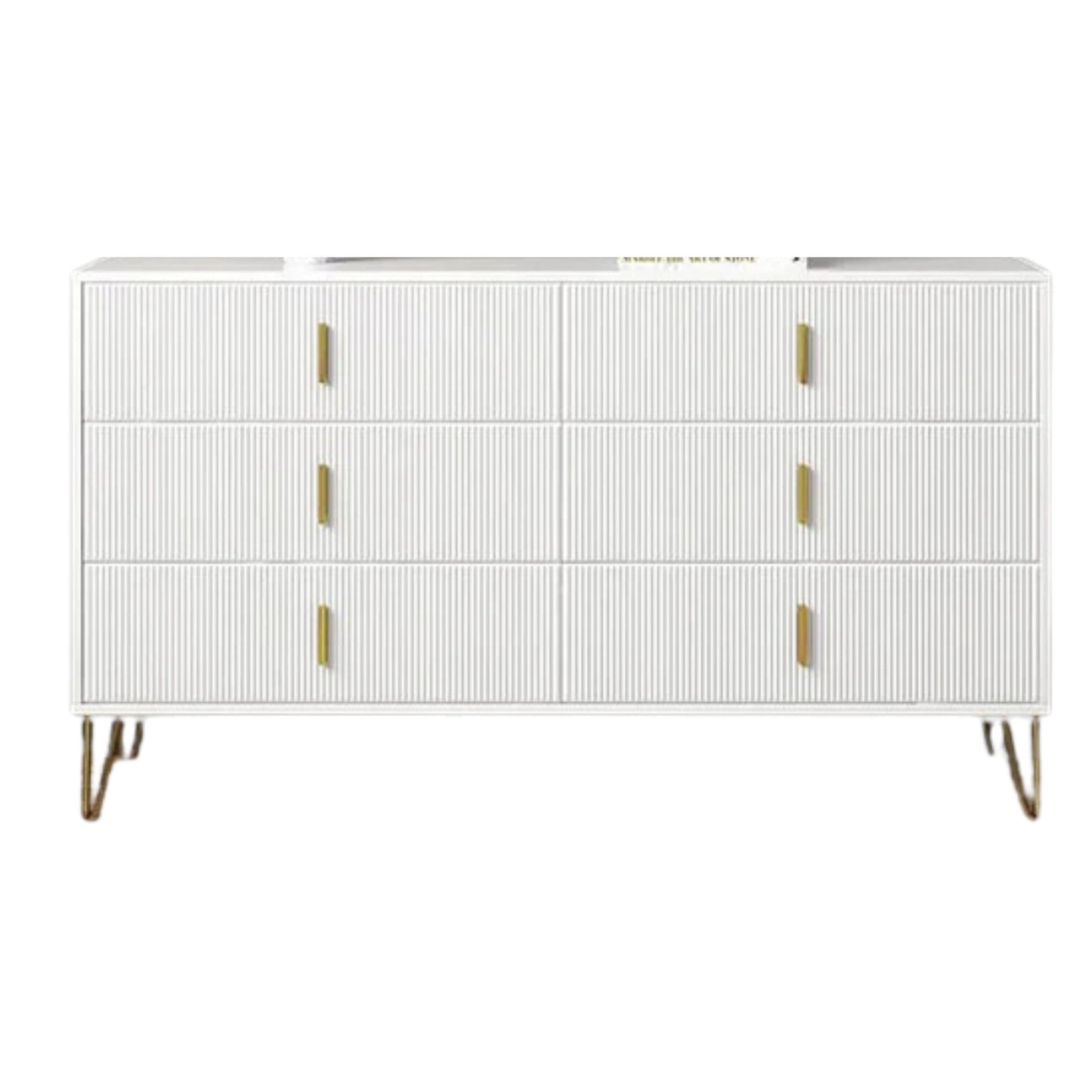 Elegant Chester with Six Drawers in MDF with PU Polish