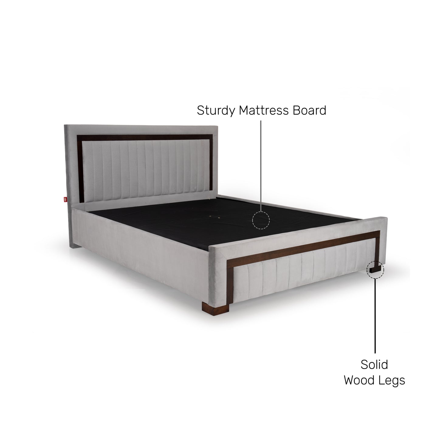 German Design King Size Bed with Hydraulic Storage