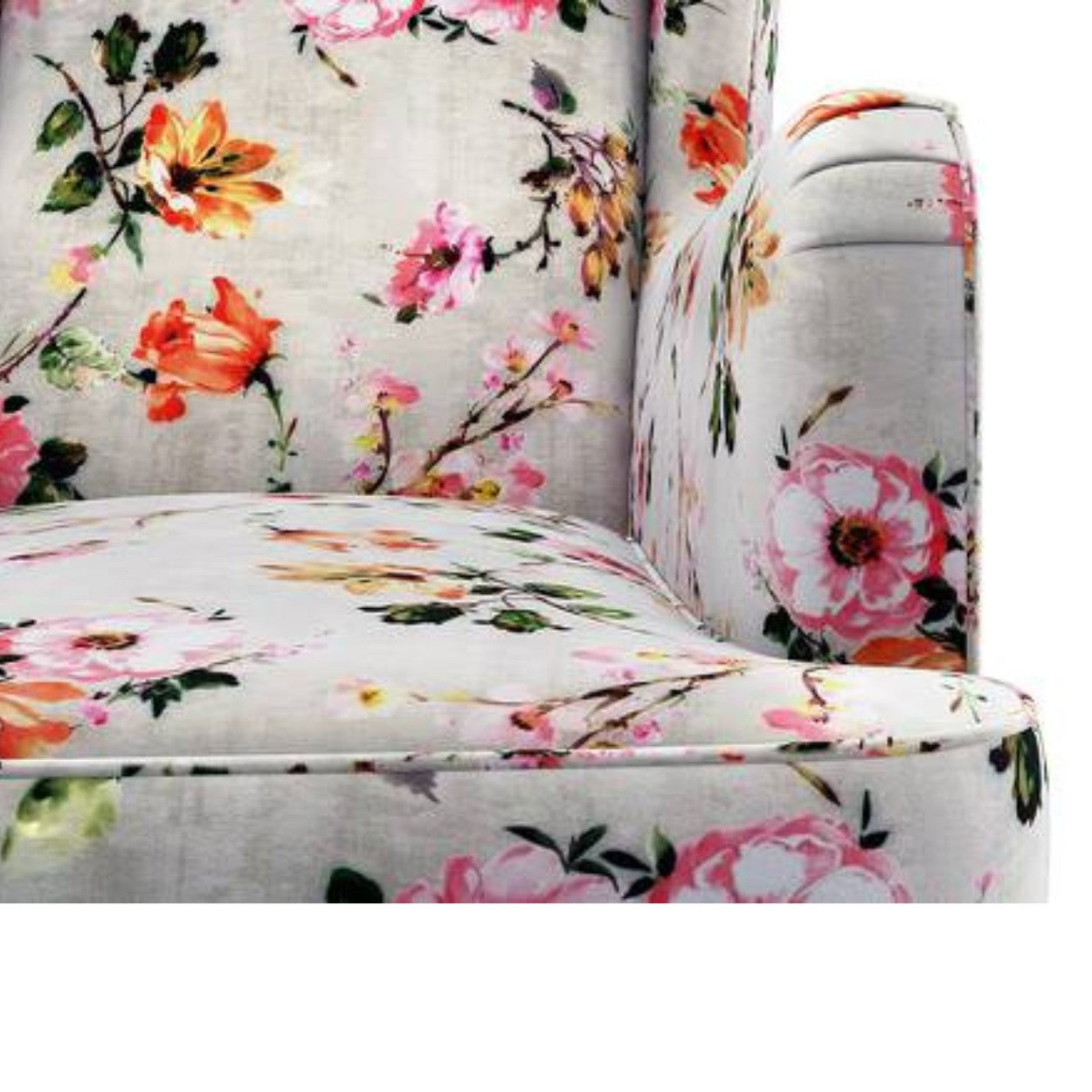 Floral Wing in Premium Printed Fabric