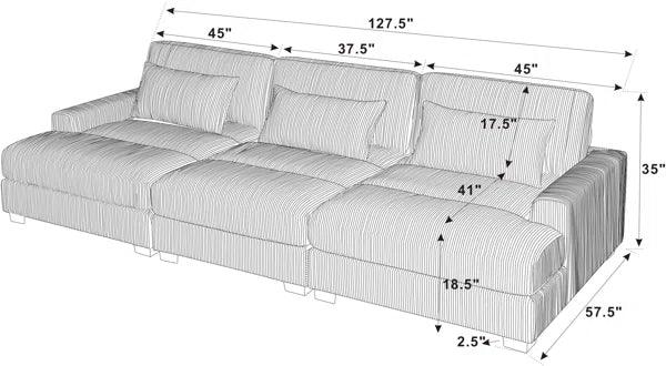 Cosy Comfort Upholstered Sofa