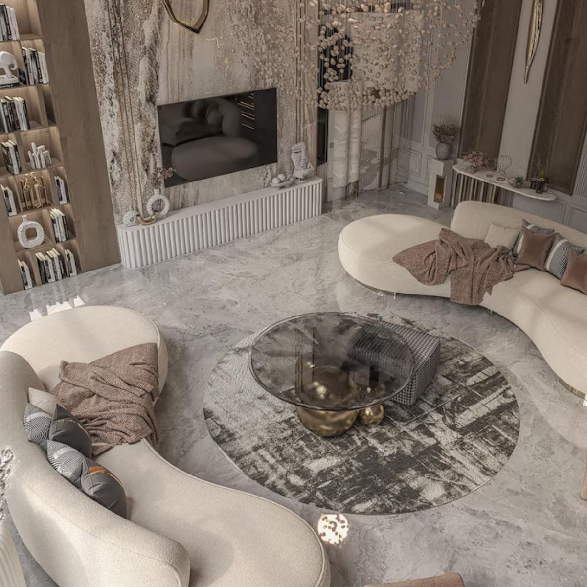 Drawing & Living Room Interiors