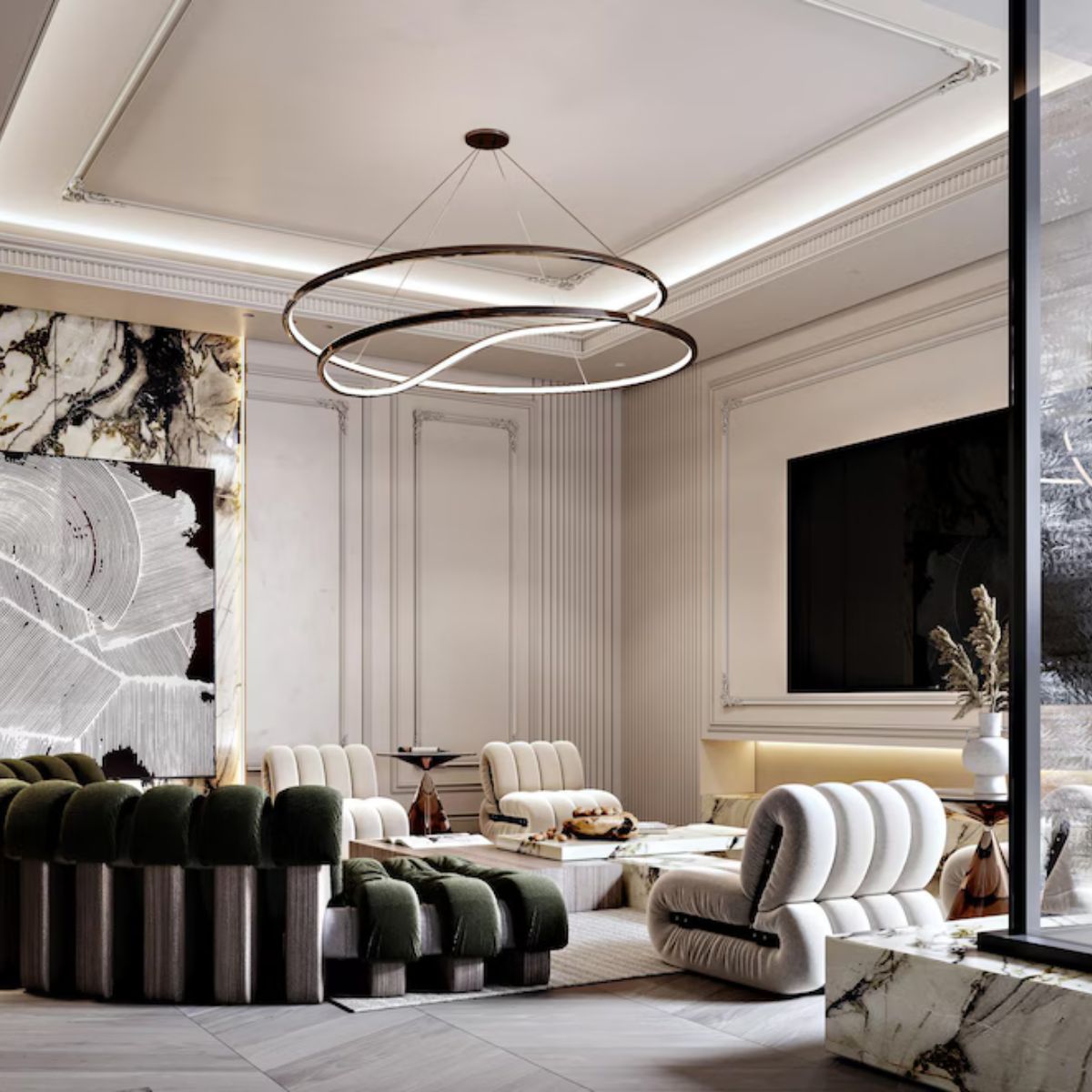 Drawing & Living Room Interiors
