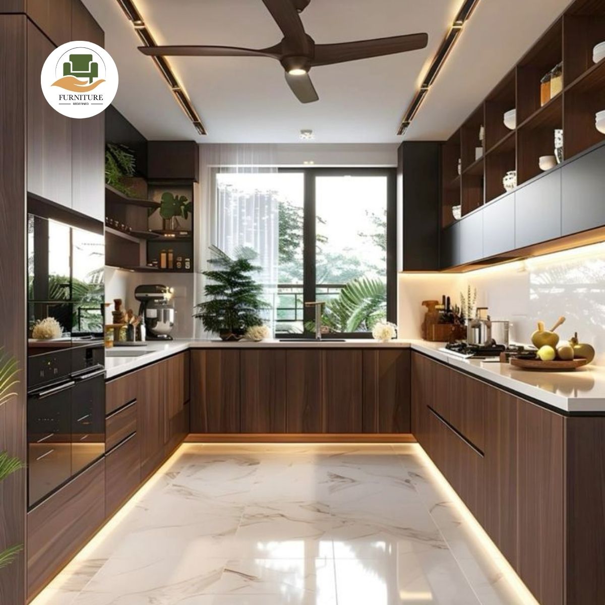 Parallel Shaped Kitchen Designs