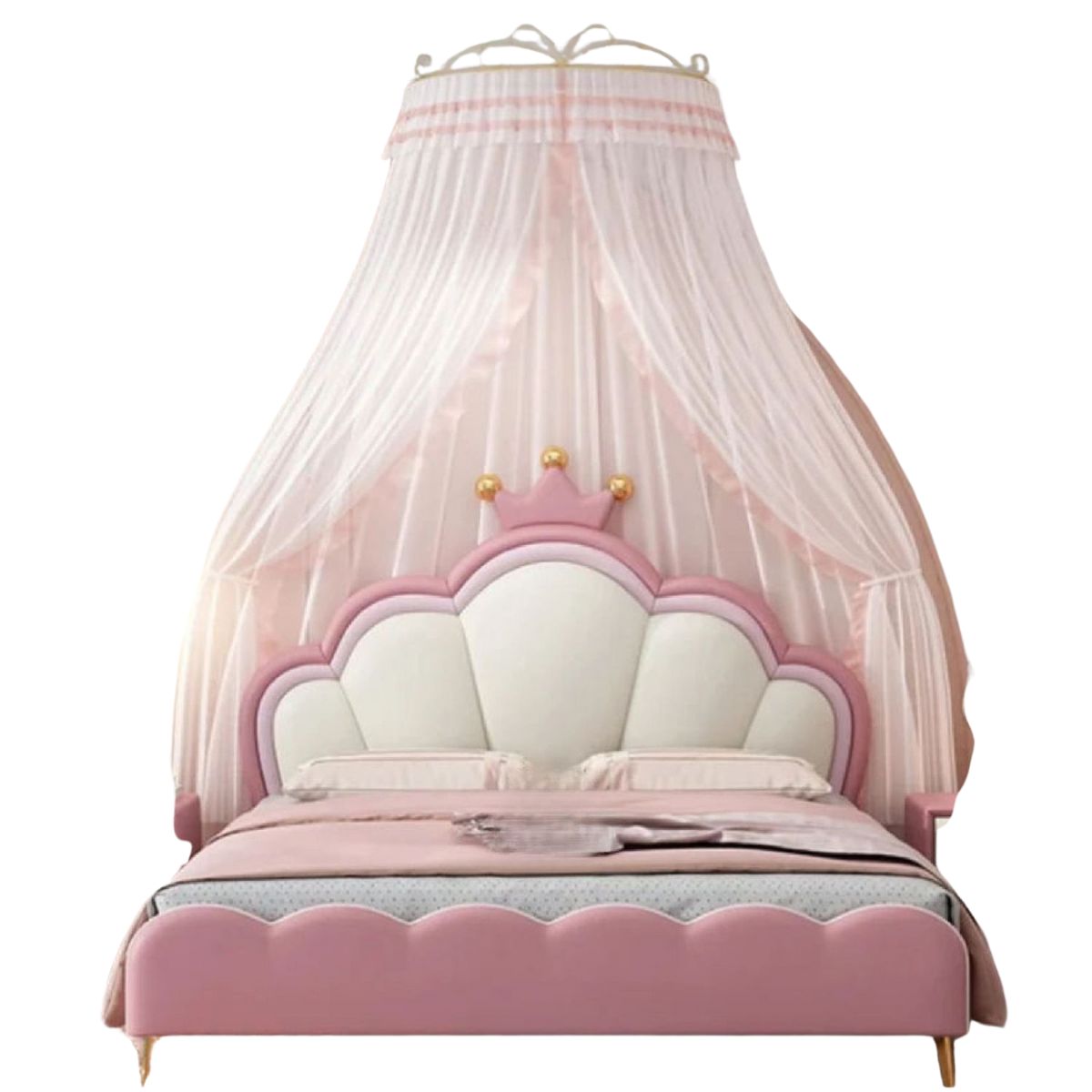 Danish Style Kids King Bed in Super Soft Upholstry