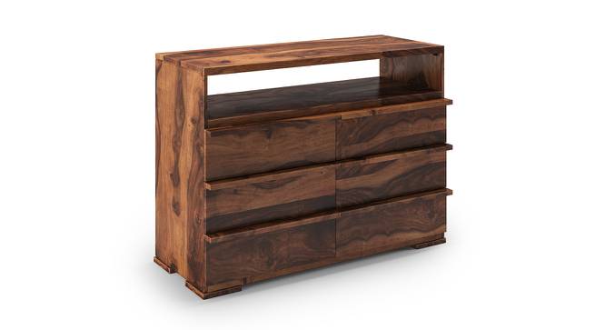 Sheesham Solid Wood Chester with 6-Drawers & Open Top