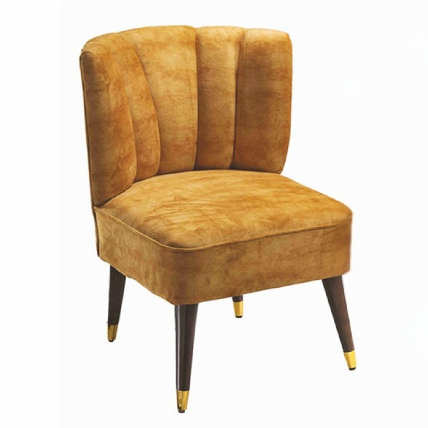 Orange Glam Dining Chair