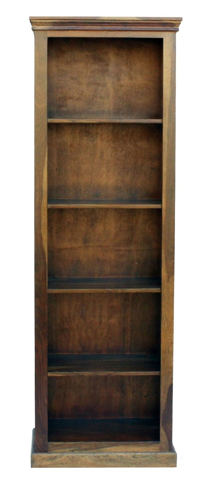 Sheesham Wood Book Self with Iron Grill