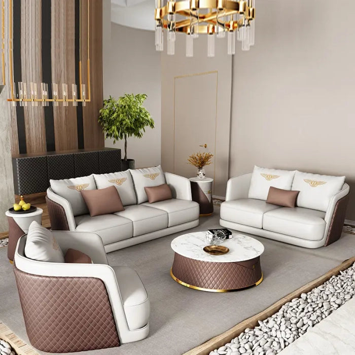 Ultra Modern 7 Seater Sofa Set in 2 Colour Leatherette