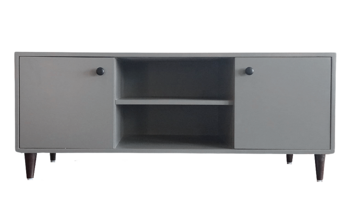 TV Console Unit with Laminated Storage Shelves