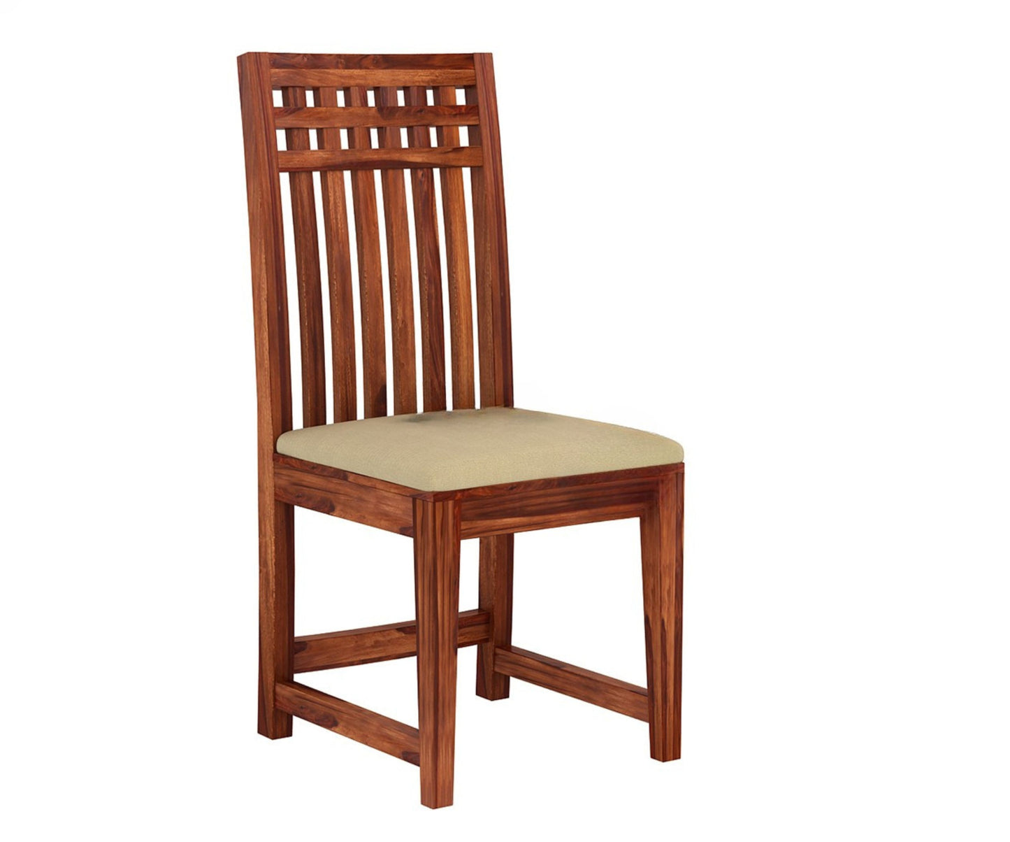 Premium Pure Teak Wood 6-Seater Dining Table Set