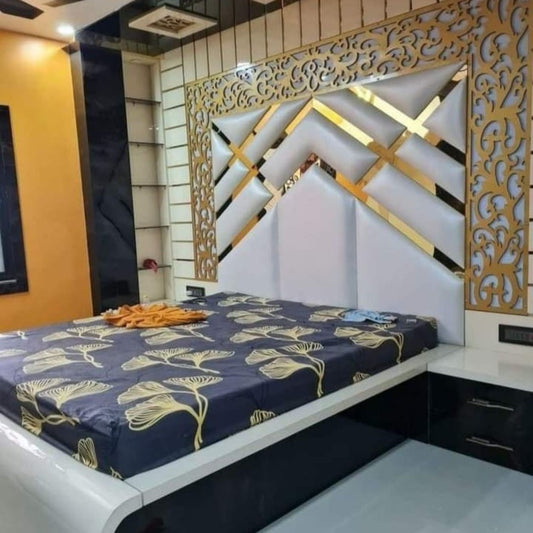 King Size Bed with High Headboard