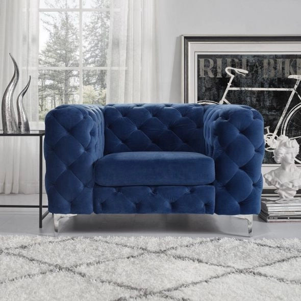Oxford Dusky Blue Chesterfield Multi Seater Sofa