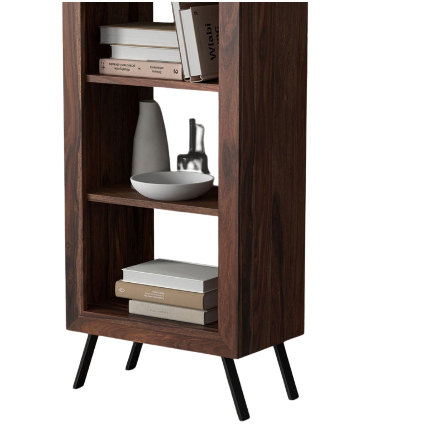Sheesham Solid Wood Book Shelf