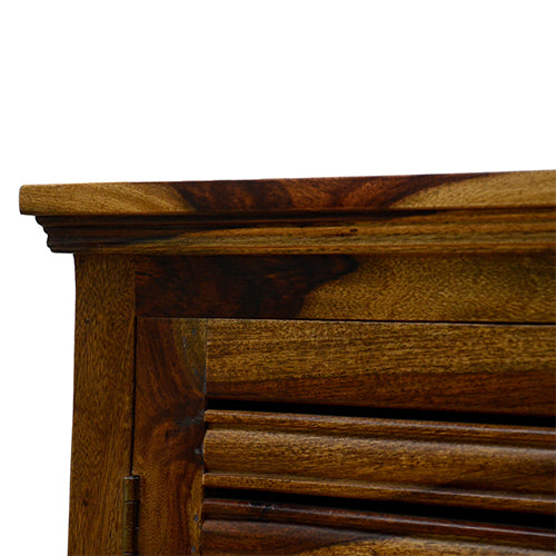 Sheesham Wood Shoe Rack Cabinet