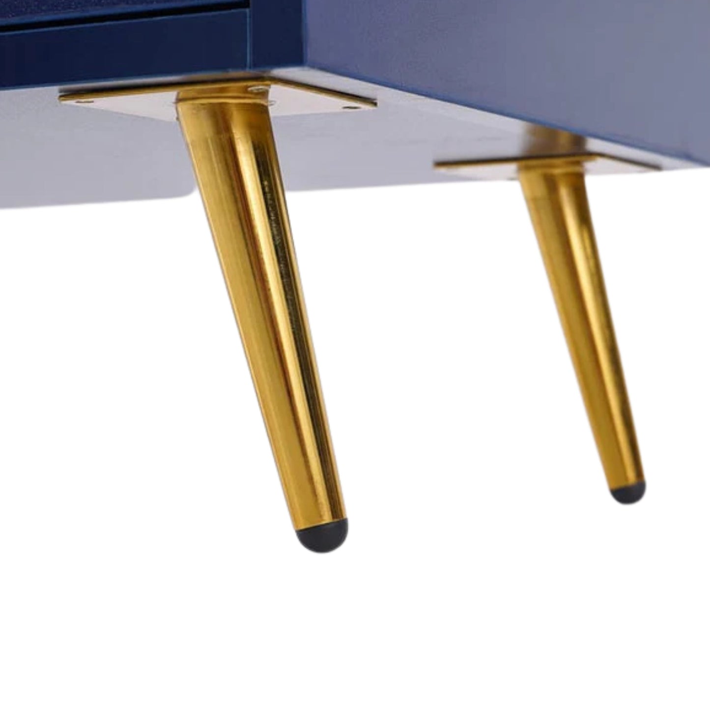 Designer Chester Drawer with 6-Pull-Outs in MDF with PU Polish, Metal Handles & Legs