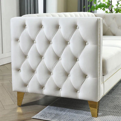 L-Shape Sofa Set in Luxurious Cherfield Pattern