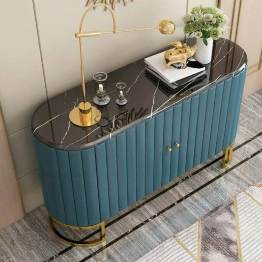 Sapphire Console with Black Marble Top