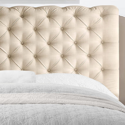 King Size Bed with upholstered Platform and Non-Hydraulic Storage Box