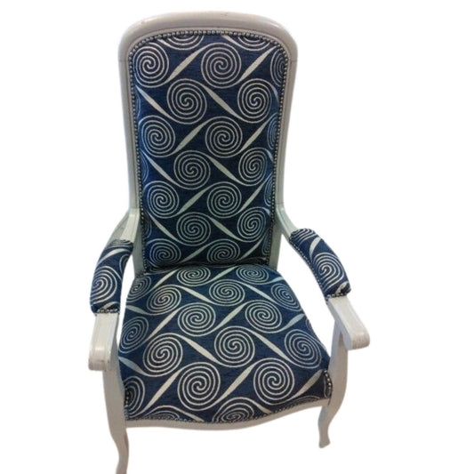 Aqua Circle High Back Chair