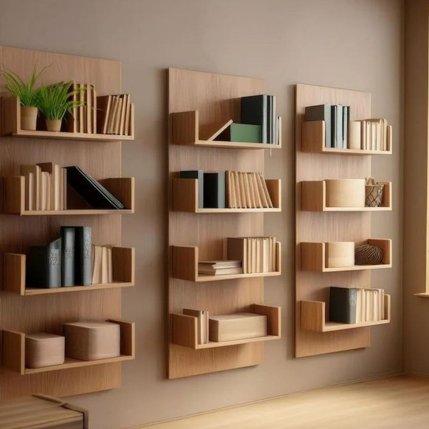 Floating Book Rack