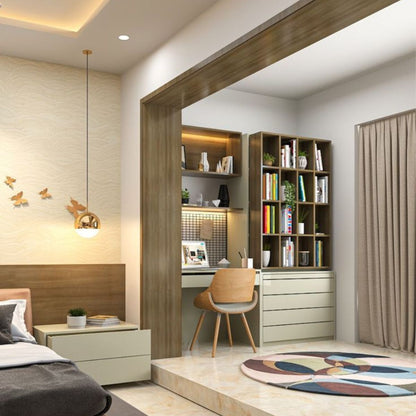 Kids Study Bedroom Interiors