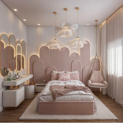 Kids Study Bedroom Interiors