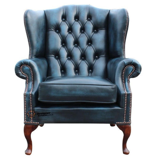 Sapphire Tone Wing Chair