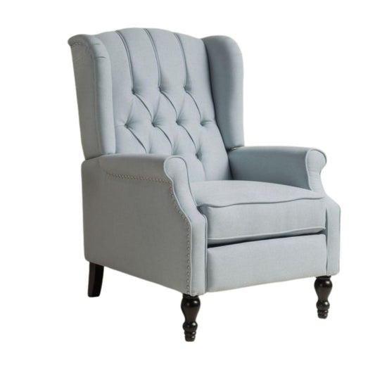 Sky Blue Wing Chair