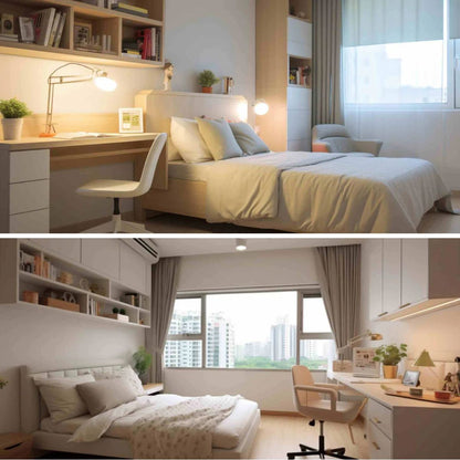 Kids Study Bedroom Interiors