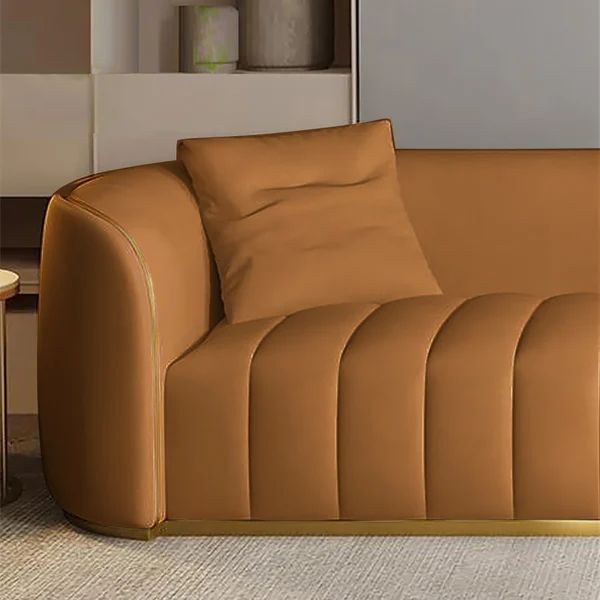 Galaxy Premium Sofa in Leatherette with Golden Strip