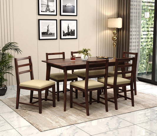 Sheesham Wood 6-Seater Dinning Table Set
